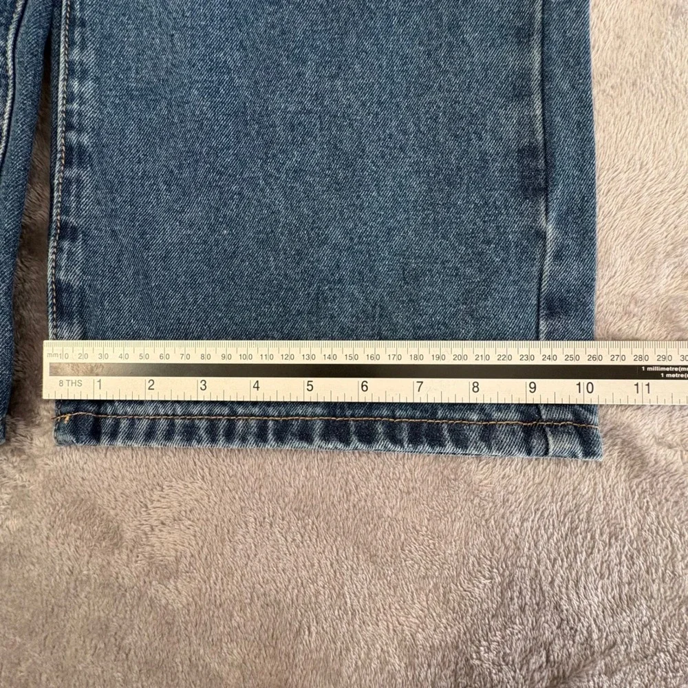 Edikted Wide Leg Jeans Womens XS Blue Washed High Rise 100% Cotton NWT - Picture 13 of 13